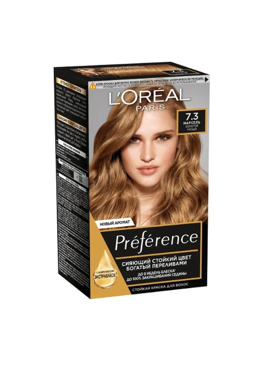 L'Oreal Paris Краска для волос Preference Recital, тон №7.3, Флорида, 180 мл