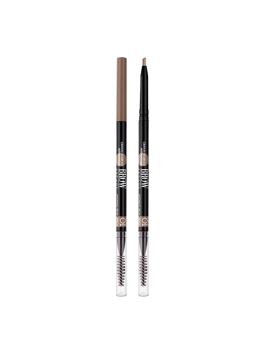Vivienne Sabo Карандаш для бровей Crayon Sourcils Аutomatique Brow Arcade, автоматический, тон №01, Светлый коричневый, 1 гр