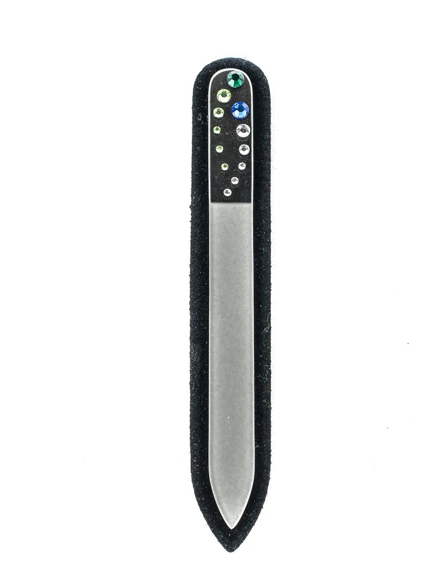 Chili Пилочка для ногтей, хрусталь со стразами, G023, 130мм