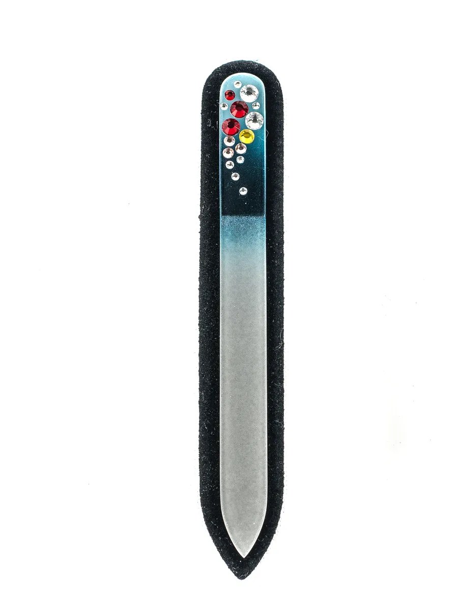 Chili Пилочка для ногтей, хрусталь со стразами, G031, 130мм