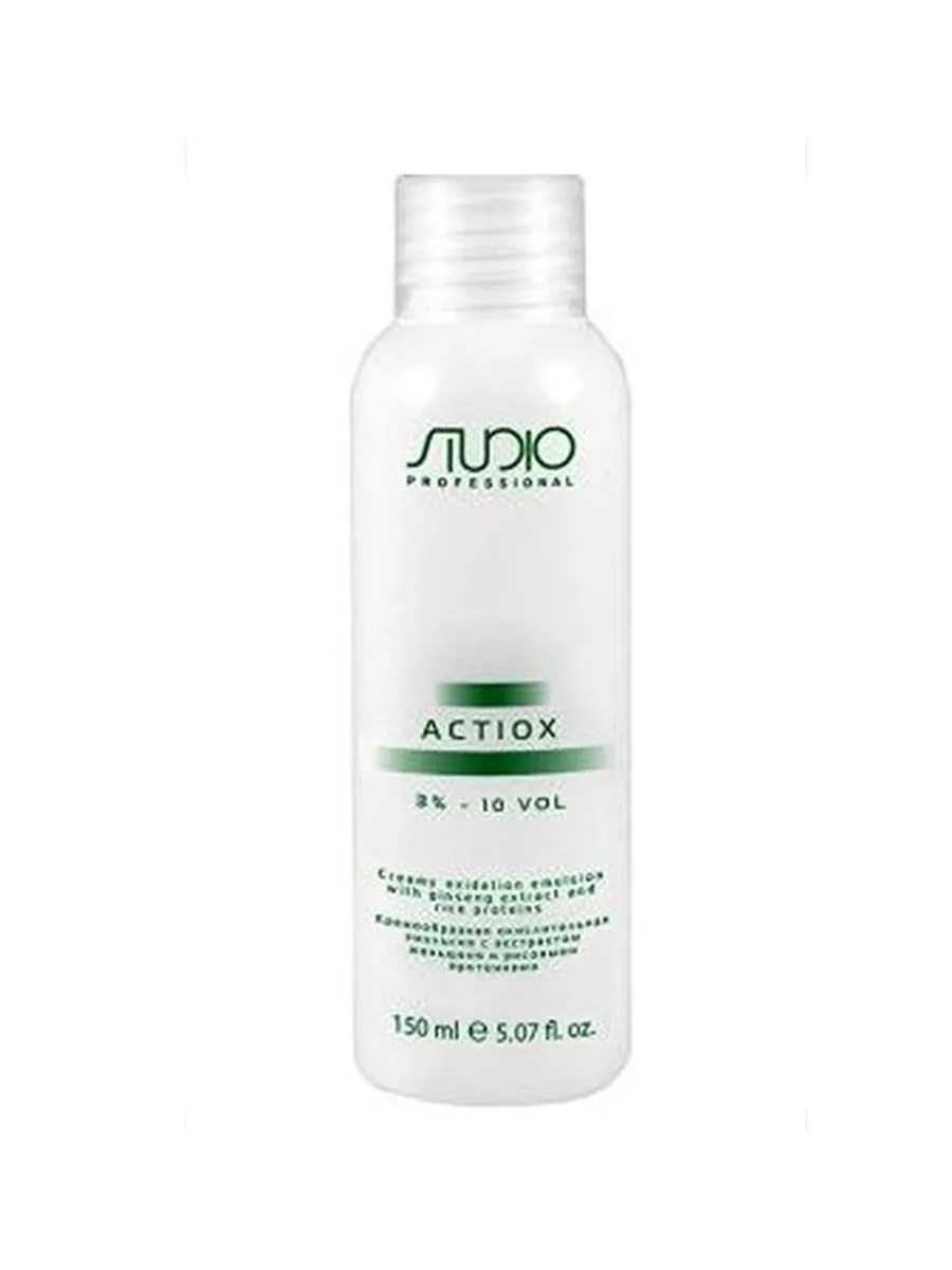 Kapous Studio Professional Эмульсия окислительная ActiOx, 3%, кремообразная, с экстрактом женьшеня и рисовыми протеинами, 150 мл