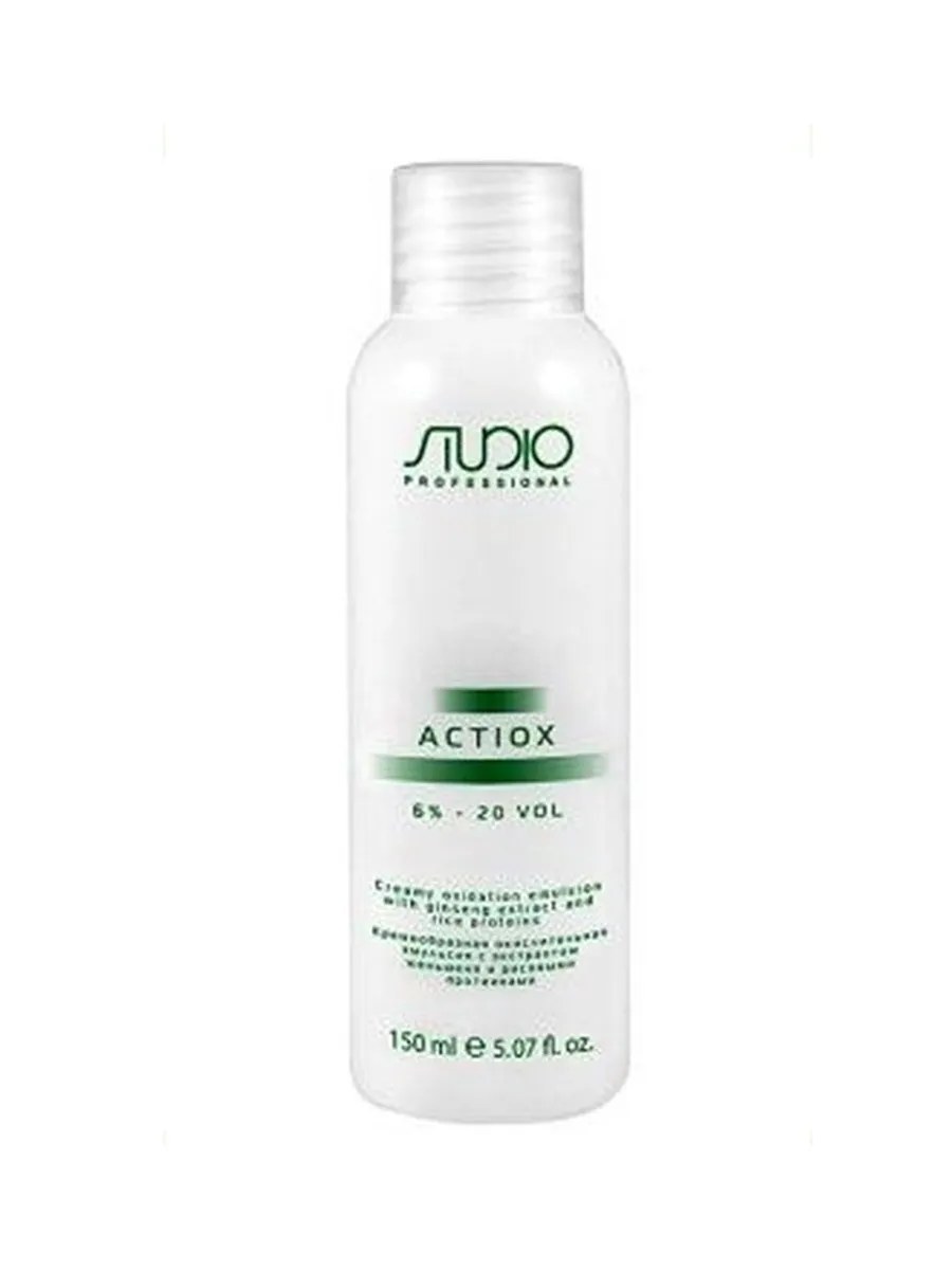 Kapous Studio Professional Эмульсия окислительная ActiOx, 6%, кремообразная, с экстрактом женьшеня и рисовыми протеинами, 150 мл
