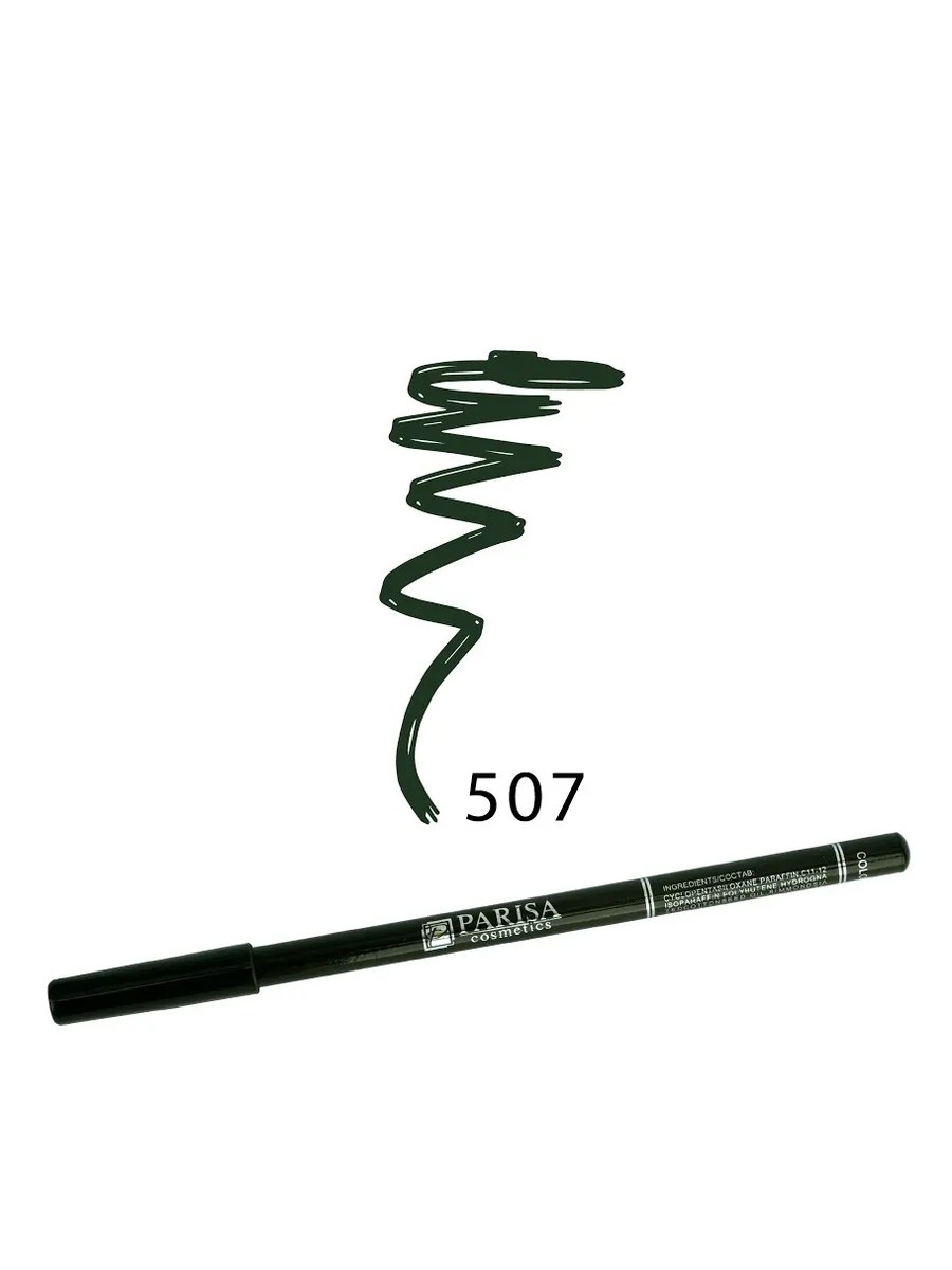 Parisa Карандаш для глаз, деревяный, тон №507