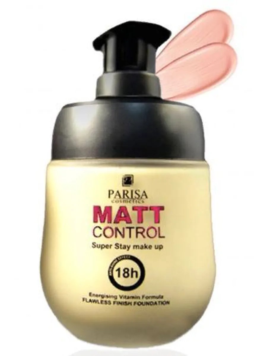 Parisa Крем тональный Мatt Control, F-07, с матирующим эффектом, ультрастойкий, тон №01, 50 мл