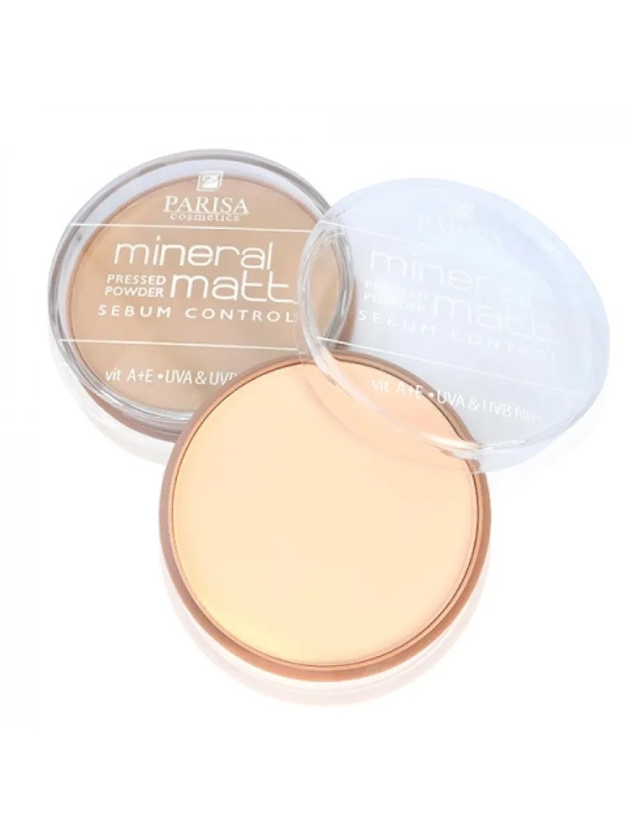 Parisa Пудра для лица Mineral Powder, PP-06, компактная, минеральная, тон №04
