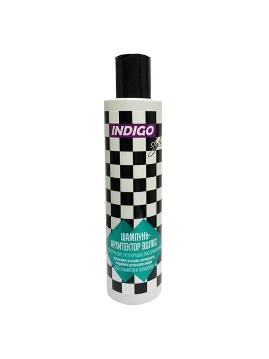 Indigo Style Шампунь Архитектор волос Восстановлени и питание, кератиновый ремонт, 200 мл