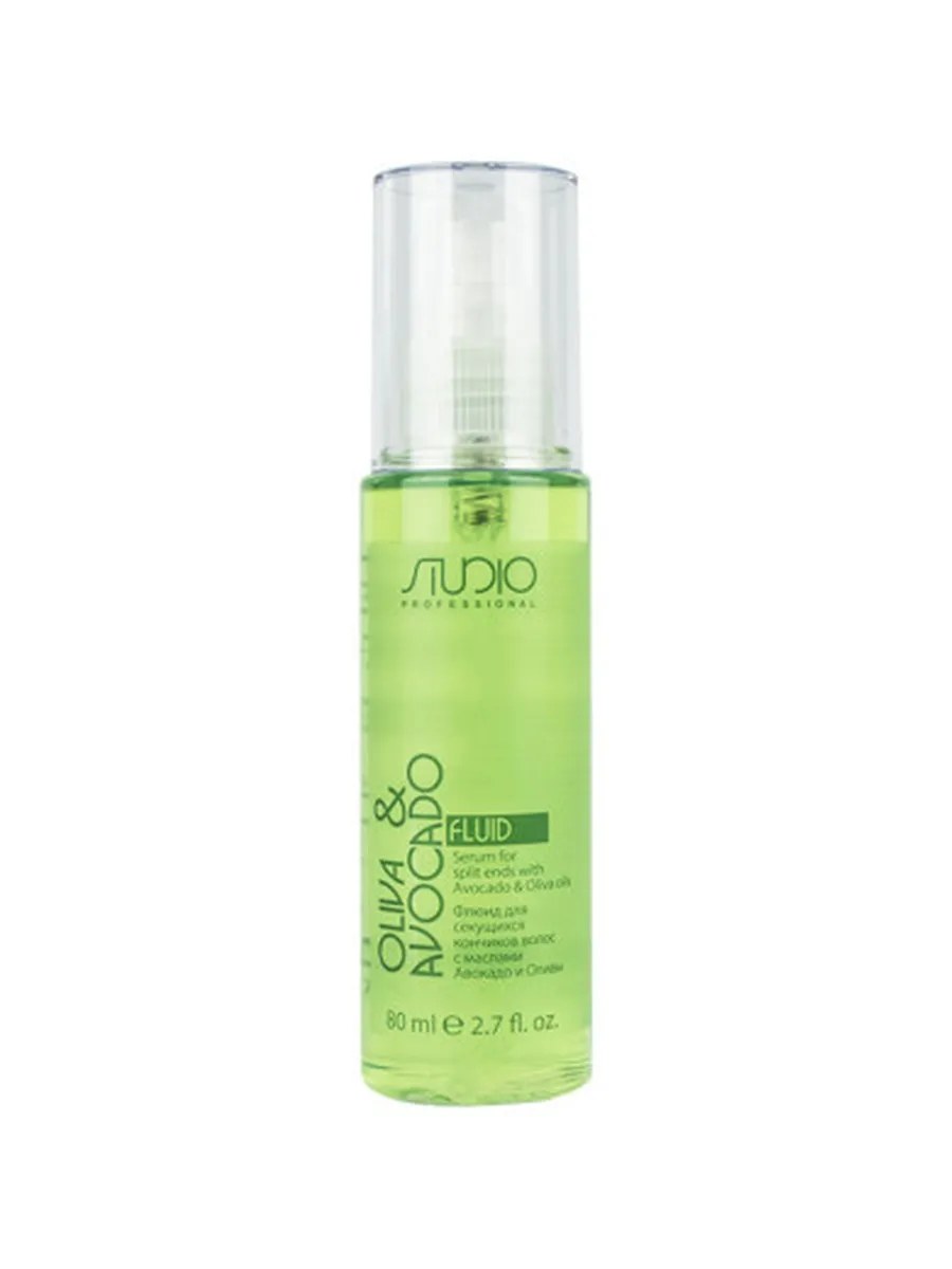 Kapous Studio Professional Olive & Avocado Флюид для секущихся кончиков, с маслами авокадо и оливы, 80 мл