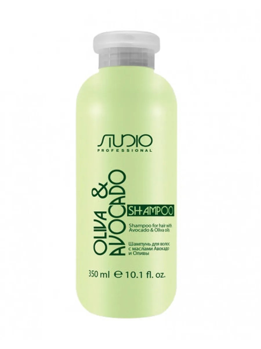 Kapous Studio Professional Olive & Avocado Шампунь для волос, с маслами авокадо и оливы, 350 мл
