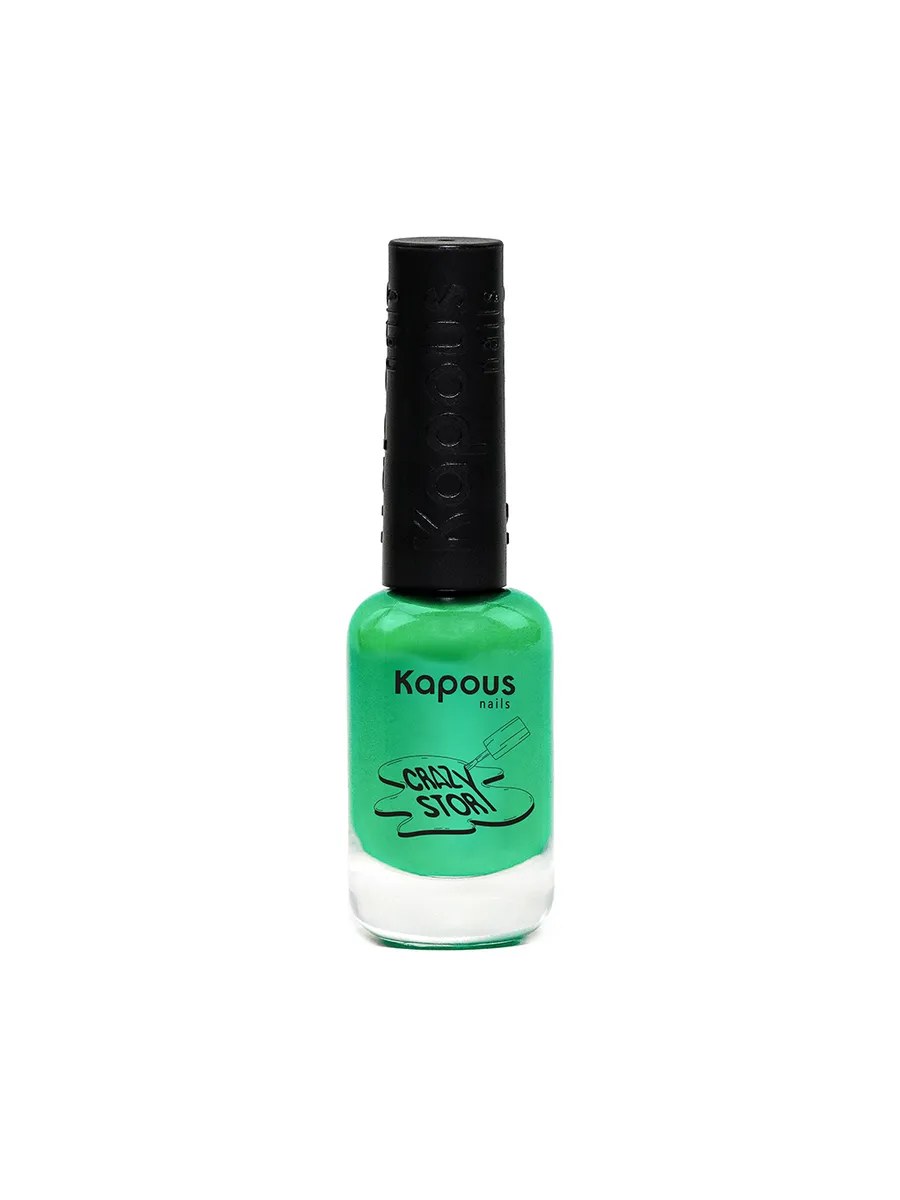 4 Kapous Professional Nails Лак для стемпинга , зеленый , 8мл