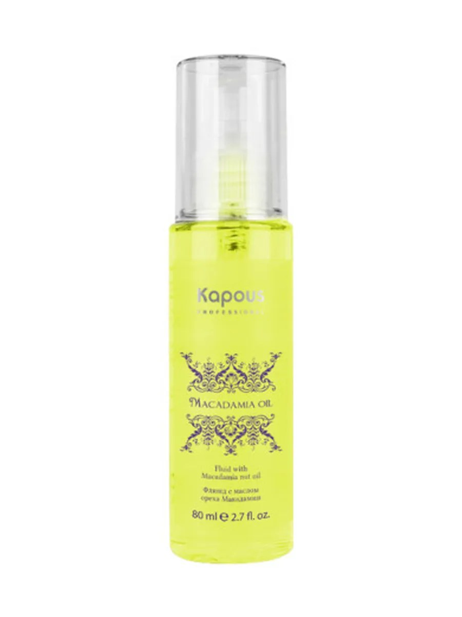 Kapous Professional Macadamia Oil Флюид для волос, с маслом ореха макадамии, 80 мл