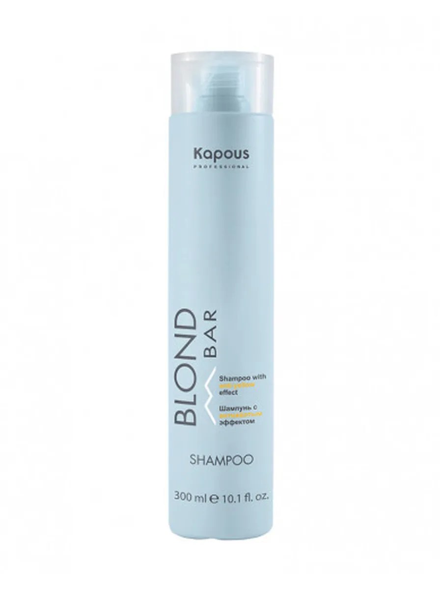 Kapous Professional Blond Bar Шампунь для волос, с антижелтым эффектом, 300 мл