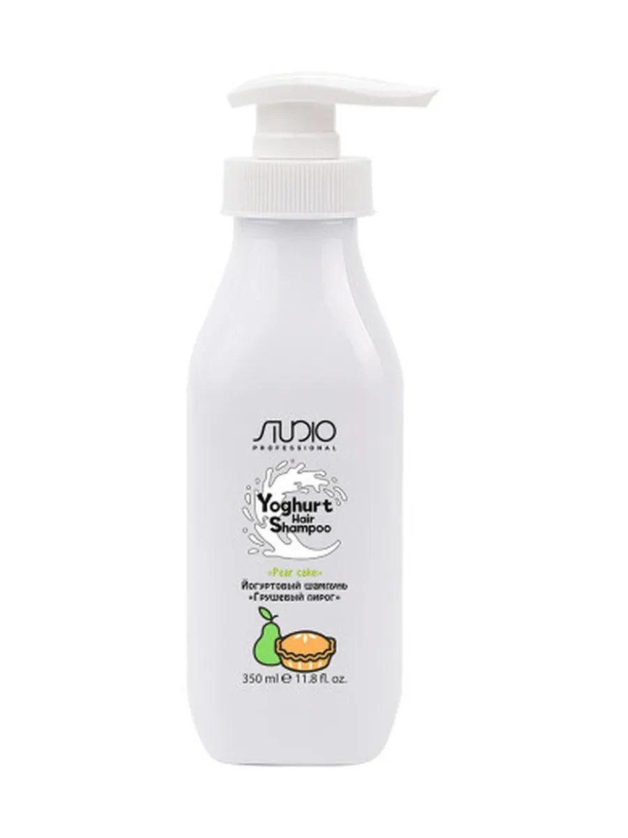 Kapous Studio Professional Yoghurt Шампунь йогуртовый, Грушевый пирог, 350 мл